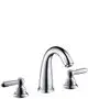 AXOR-HG-3-Loch-Waschtischarmatur-Axor-Carlton-chr-gold-Hebelgr-hoher-Auslauf-17134090 gallery number 1
